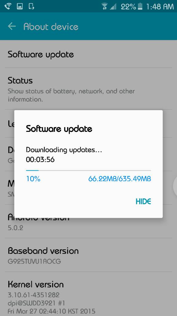 update android 5.1.1