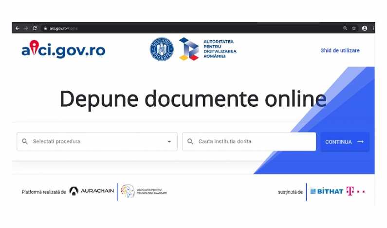 Solicita somaj tehnic online pe platforma aici.gov.ro